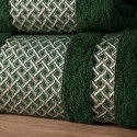 LIONEL Ręcznik, 50x90cm, kolor 202 ciemno zielony;butelkowy ze srebrną bordiurą LIONEL RB0 202 050090 1