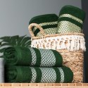 LIONEL Ręcznik, 50x90cm, kolor 202 ciemno zielony;butelkowy ze srebrną bordiurą LIONEL RB0 202 050090 1