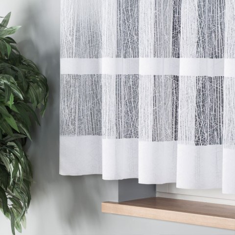 Firanka żakardowa na metry 018352 wysokość 150 cm kolor biały