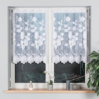 Firanka żakardowa na metry 023006 wysokość 100 cm kolor biały