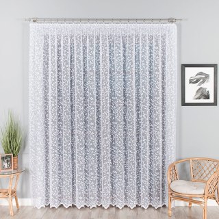 Firanka żakardowa na metry 023058 wysokość 250 cm kolor biały