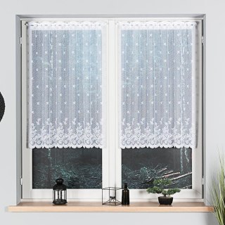 Firanka żakardowa na metry 054160 wysokość 100 cm kolor biały