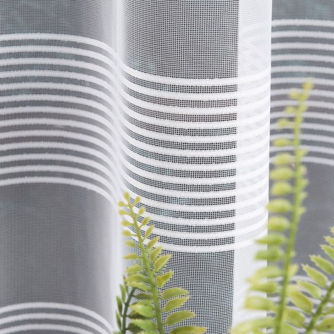 Firanka żakardowa z ołowianką na metry wysokość 210 cm kolor biały