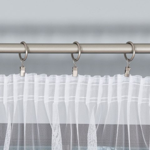 Firanka żakardowa z ołowianką na metry wysokość 210 cm kolor biały