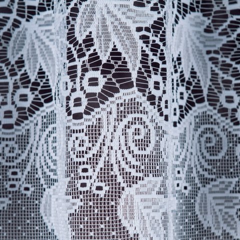 ELŻBIETA Firanka konfekcjonowana, 160x530cm, kolor 001 biały 004164/000/001/160530/1