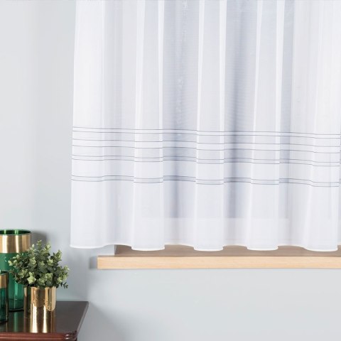 Firanka z ołowianką na metry wysokość 160 cm kolor biały