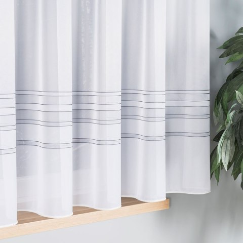Firanka z ołowianką na metry wysokość 160 cm kolor biały