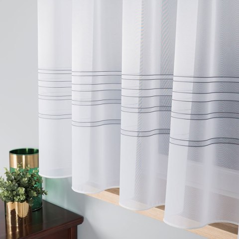 Firanka z ołowianką na metry wysokość 160 cm kolor biały