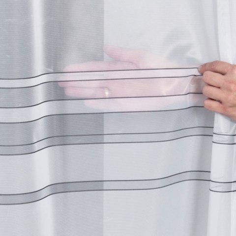 Firanka z ołowianką na metry wysokość 160 cm kolor biały