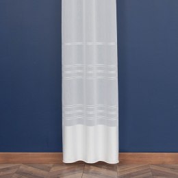 MIRIAM Firanka pasowa z ołowianką, 300cm, kolor biały 001 169003/OLO/001/300000/1