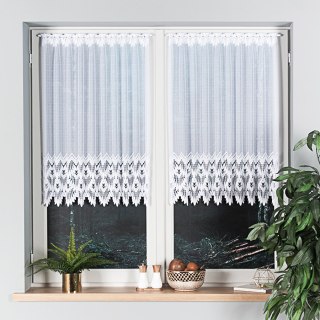 Firanka żakardowa na metry 018989 wysokość 100 cm kolor biały