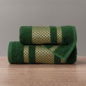 LIONEL Ręcznik, 50x90cm, kolor 002 ciemno zielony;butelkowy ze złotą bordiurą LIONEL RB0 002 050090 1