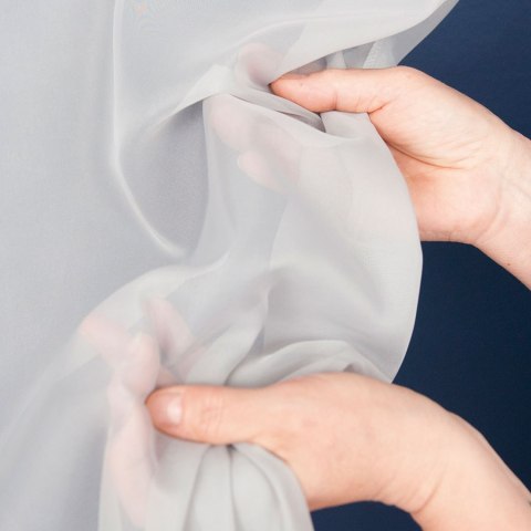 WOALIA Firanka z ołowianką, 300cm, kolor 004 szary WOALIA/OLO/004/300000/1