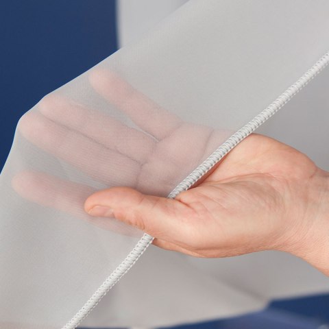 WOALIA Firanka z ołowianką, 300cm, kolor 004 szary WOALIA/OLO/004/300000/1