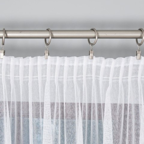 Firanka biała z aplikacją na markizecie pasowa 082492/433/001/250000/1