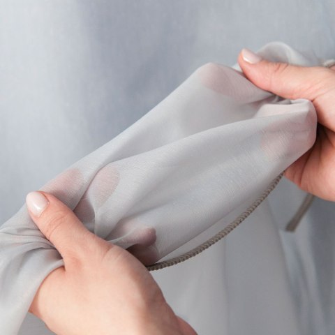 GAJANA Firanka z ołowianką, 300cm, kolor 004 szary GAJANA/OLO/004/300000/1