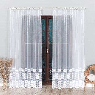 TOLA Firanka konfekcjonowana, 250x200cm, kolor 001 biały 000281/000/001/250200/1