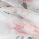 LANOSA Firanka WOAL, obcięta krajka 140cm, kolor 001 różowy D00002/WOA/001/140000/1