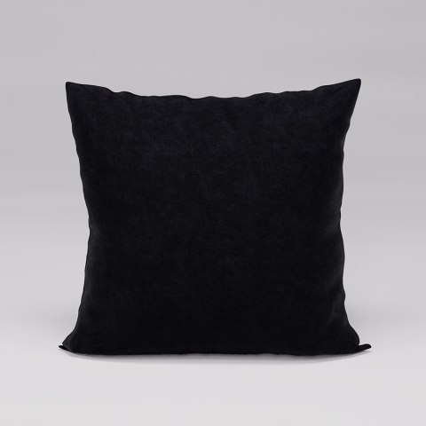 MILAS Poszewka dekoracyjna, 40x40cm, kolor S39 czarny - szyta w Polsce MILAS0 POP S39 040040 1