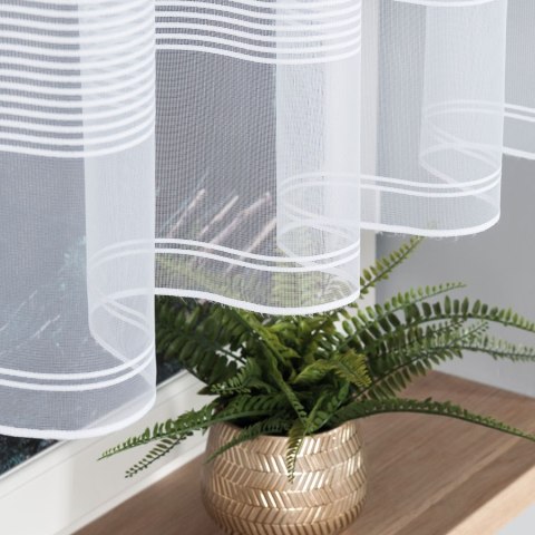 MICHALINA Firanka konfekcjonowana, 120x200cm, kolor 001 biały 000326/000/001/120200/1