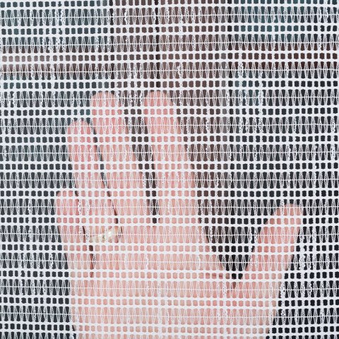 Firanka fantazyjna z ołowianką na metry wysokość 280 cm kolor biały