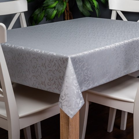 Tkanina obrusowa wodoodporna, kolor 003 ciemny szary TORENA/204/003/160000/1