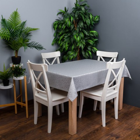 Tkanina obrusowa wodoodporna, kolor 003 ciemny szary TORENA/204/003/160000/1