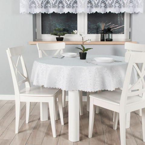 Tkanina obrusowa wodoodporna; kolor jasny szary TORENA/205/002/140000/1