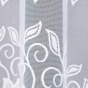 Firanka gotowa żakardowa Bastia kolor biały 160x320 cm