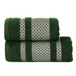 LIONEL Ręcznik, 70x140cm, kolor 202 ciemno zielony;butelkowy ze srebrną bordiurą LIONEL RB0 202 070140 1