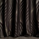 Zasłona gotowa VICTORIA 140x270 cm kolor czarny