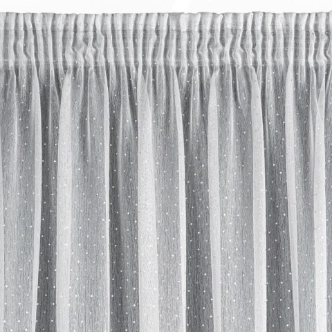 FIRANA GOTOWA SIBEL NA TAŚMIE 300X250 CM BIAŁY