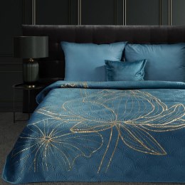 Narzuta na łóżko LOTOS7 NARZ 170X210 kolor Granatowy + Złoty