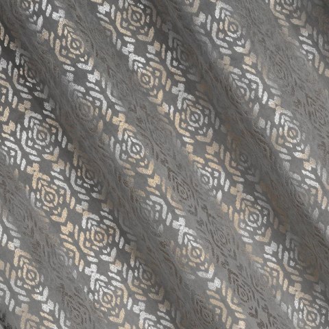 Zasłona gotowa LAURA 140x250 cm kolor stalowy