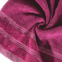 Ręcznik bawełniany Glory 30x50 cm kolor amarantowy