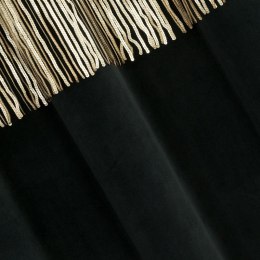 Zasłona gotowa JASPER 140x250 cm kolor czarny