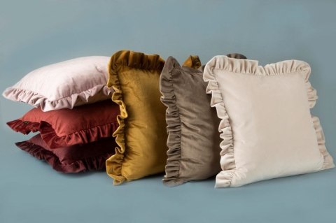 POSZEWKA VELVET 25 45X45 CM CEGLANY