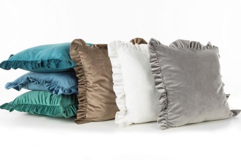 POSZEWKA VELVET 25 45X45 CM CEGLANY