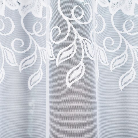 Firanka gotowa żakardowa BASTIA 160x400 cm kolor biały