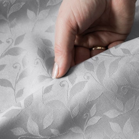 Tkanina obrusowa wodoodporna; kolor ciemny szary TORENA/205/003/140000/1