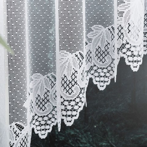 ELŻBIETA Firanka konfekcjonowana, 160x600cm, kolor 001 biały 004164/000/001/160600/1