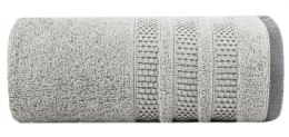 Ręcznik bawełniany NASTIA 50x90 cm kolor srebrny