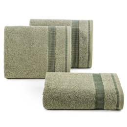 Ręcznik bawełniany RODOS 50x90 cm kolor oliwkowy