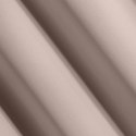 Zasłona zaciemniająca Logan 135x250 cm kolor pudrowy przelotki