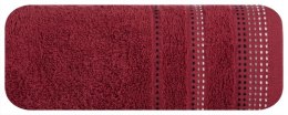 Ręcznik bawełniany POLA 50x90 cm kolor bordowy