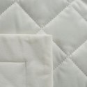 Narzuta welwetowa KRISTIN 220x240 cm kolor biały