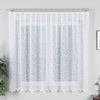 Firanka żakardowa na metry 023058 wysokość 170 cm kolor biały