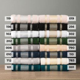 LIONEL Ręcznik, 70x140cm, kolor 101 ciemno turkusowy;petrol ze srebrną bordiurą LIONEL RB0 101 070140 1