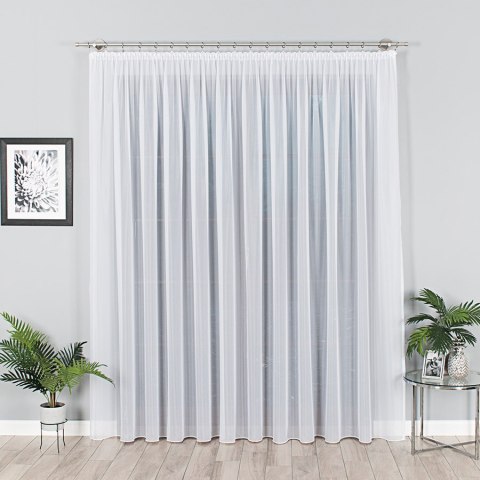 Woal z ołowianką, wysokość 305cm, kolor 001 biały 000101/OLO/001/305000/1