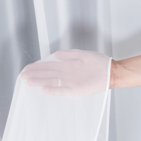 Woal z ołowianką, wysokość 305cm, kolor 001 biały 000101/OLO/001/305000/1